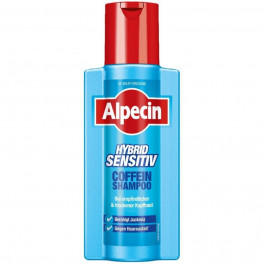   Alpecin Шампунь з кофеїном  Hybrid Sensitiv Coffein, проти випадіння волосся та свербіння шкіри голови, 375 