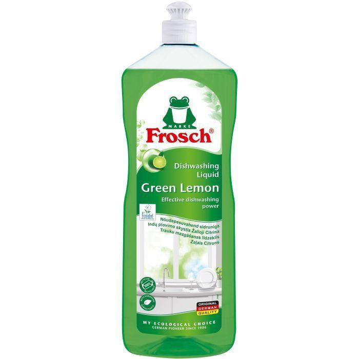 Frosch Засіб для миття посуду  Зелений лимон 1 л (4009175170675) - зображення 1
