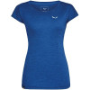 Salewa Жіноча футболка  Puez Melange DRY W S/S Tee blue electric melange (013.002.6910) M - зображення 1