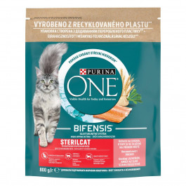 Purina One Steril Cat Salmon & Wheat 800 г (7613032756659)
