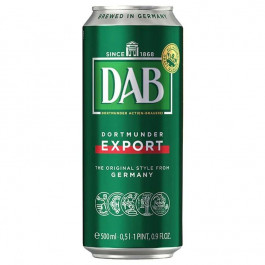 DAB-beer Пиво  светлое фильтрованное 5% 0.5 л (4001982097763)