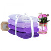 HOBBY Набор полотенец RAINBOW Lila 70х140 фиолетовый 500 г/м2 (4 шт.) (8698499304031) - зображення 4