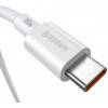 Baseus Superior Series Fast Charging Data Cable Type-C to Type-C 100W 2m White (CATYS-C02) - зображення 3