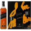 Johnnie Walker Віскі  Black label Blended Scotch Whisky, 40%, 0,7 л + склянки (5000267186757) - зображення 1