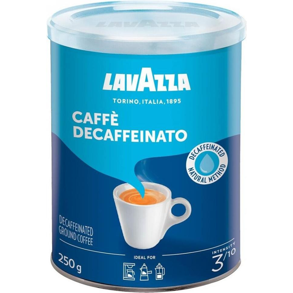 Lavazza Dek Decaffeinato молотый ж/б 250 г (8000070011052) - зображення 1