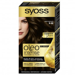 Syoss Oleo Intense 115 ml Краска для волос без аммиака 3-10 Глубокий каштановый (8410436227698)