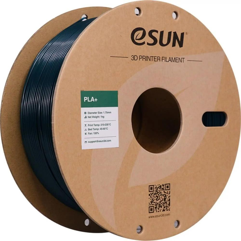 Esun PLA Plus Filament (пластик) для 3D принтера  1кг, 1.75мм, зелений (PLA+175G1) - зображення 1