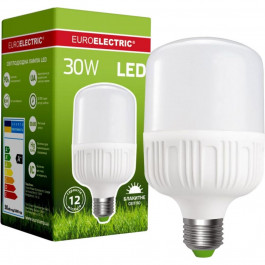 Euroelectric LED Plastic 30W E27 6500K (LED-HP-30276(P))