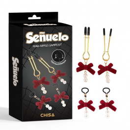   Chisa Novelties Затискачі на соски  Pearl Nipple Clamps Kit-Senuelo (87875 /CN-732487875)