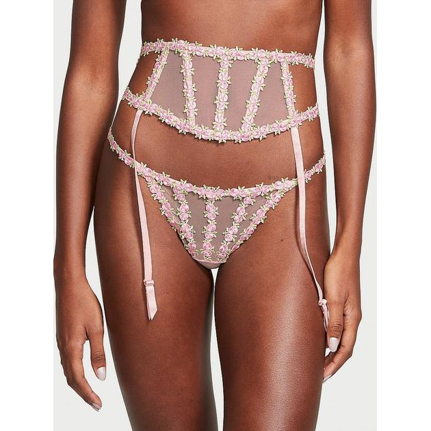 Victoria's Secret Комплект білизни (бюстгальтер + трусики бікіні) жіночий  876158349 S Рожевий (1159805319) - зображення 1
