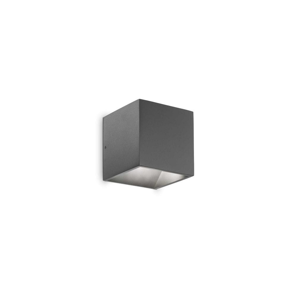 Ideal Lux Вуличне бра  269184 Rubik AP1 D07 Antracite 3000K - зображення 1