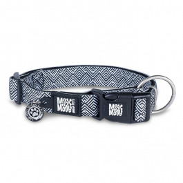 Max & Molly Smart ID Collar Mykonos Black Нашийник з QR-кодом, малюнок "Міконос чорний" XS (4255636801989)