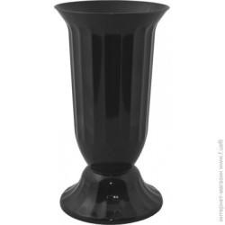 Алеана Вазон пластиковый  Флора круглый 12л черный (114033) (4823052306045) - зображення 1