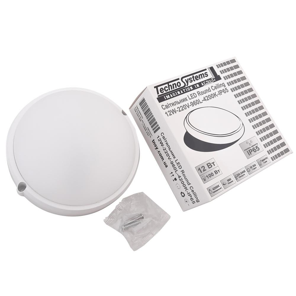 TechnoSystems Round Ceiling 12W 960Lm 4200K (TNSy5000103) - зображення 1