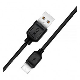   XO NB36 MicroUSB 2,1A 1m Black (110771)