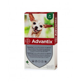 Bayer Advantix для собак весом до 4 кг 1 пипетка