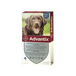 Bayer Advantix для собак от 25 до 40 кг 1 пипетка