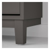 IKEA STALL Тумба для взуття, 3 відділення, темно-сіра, 79x29x148 см (605.302.33) - зображення 4