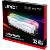 Lexar 32 GB (2x16GB) DDR5 6400 MHz Ares Gaming White RGB (LD5EU016G-R6400GDWA) - зображення 2