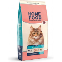 Home Food Корм для взрослых стерилизованных котов Кролик с клюквой 10 кг