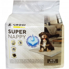 Croci Dog Absorbent Super Nappy - пеленки Кроки для щенков и собак 50 шт 60х40 см (C6028478)