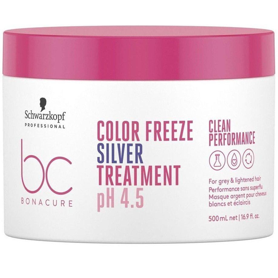 Schwarzkopf Маска  BC Bonacur Freeze Silver для нейтралізації небажаної жовтизни волосся 500 мл (4045787725872) - зображення 1