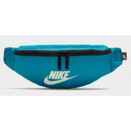   Nike Спортивна сумка бананка на пояс тканинна  ELMNTL BKPK - LBR FN0891-406 Синя/Зелена/Молочна (19697456