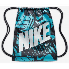   Nike Сумка  Y Nk Drawstring-Cat Aop 1 DV6144-015 Чорний/Синій/Білий (196604975063)