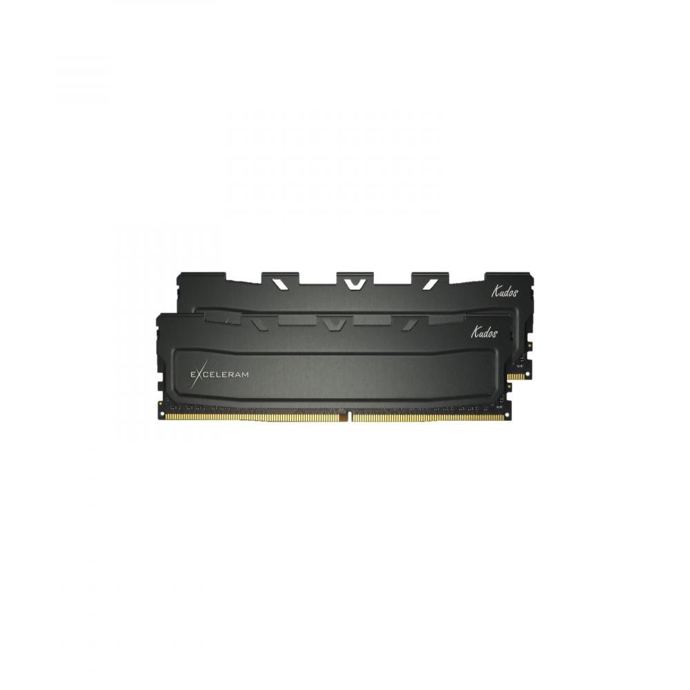 Exceleram 32 GB (2x16GB) DDR4 3200 MHz Kudos Black (EKBLACK4323216XD) - зображення 1