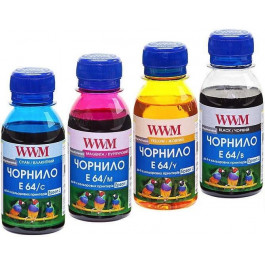   WWM Чернила для Epson L110/ L210/ L355 B/C/M/Y (4 х 100г) B/C/M/Y (E64SET4-2)