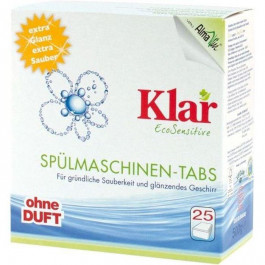 Klar Органические таблетки для посудомоечных машин 25х20 гр (4019555100314)