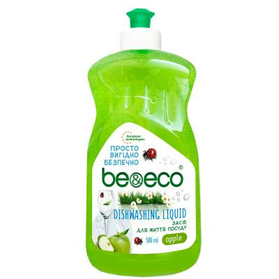 Be&Eco Средство для мытья посуды  яблоко 500 мл (4820168433436) - зображення 1