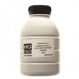 HG toner Тонер HP LJ Universal 1010/1200/1160/P4015 100г (HG206-100)