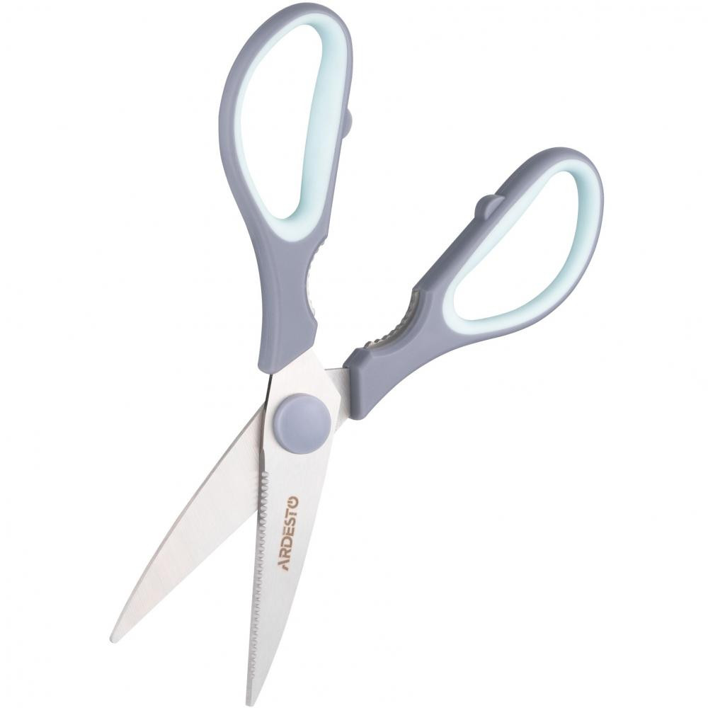 Ardesto Ножиці кухонні  Fresh 21 см, сірий/блакитний, нерж. сталь, пластик (AR2121GT) - зображення 1