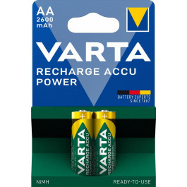   Varta AA 2600mAh NiMH 2шт Recharge Accu Power (05716101402)