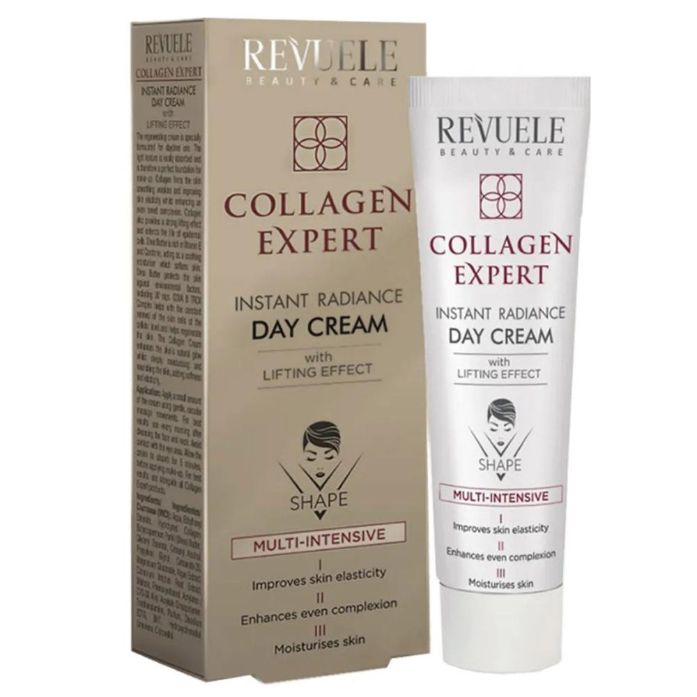 Revuele Денний крем для обличчя  Collagen Expert Instant Radiance Day Cream Миттєве сяйво 50 мл (50605651003 - зображення 1