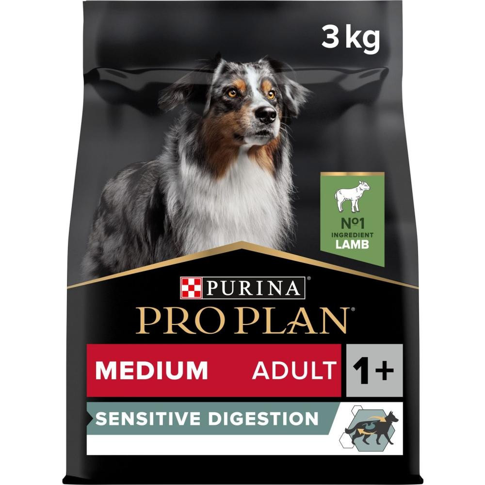 Pro Plan Adult Medium Sensitive Digestion Lamb 3 кг (7613035214798) - зображення 1
