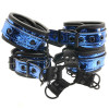  Набір манжет з пряжками для BDSM Whipsmart Deluxe Hogtie, синій (T160603) - зображення 2