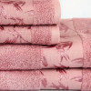 Maisonette Махровое полотенце Bamboo 76х152 Темно-розовый (8699965120889) - зображення 2