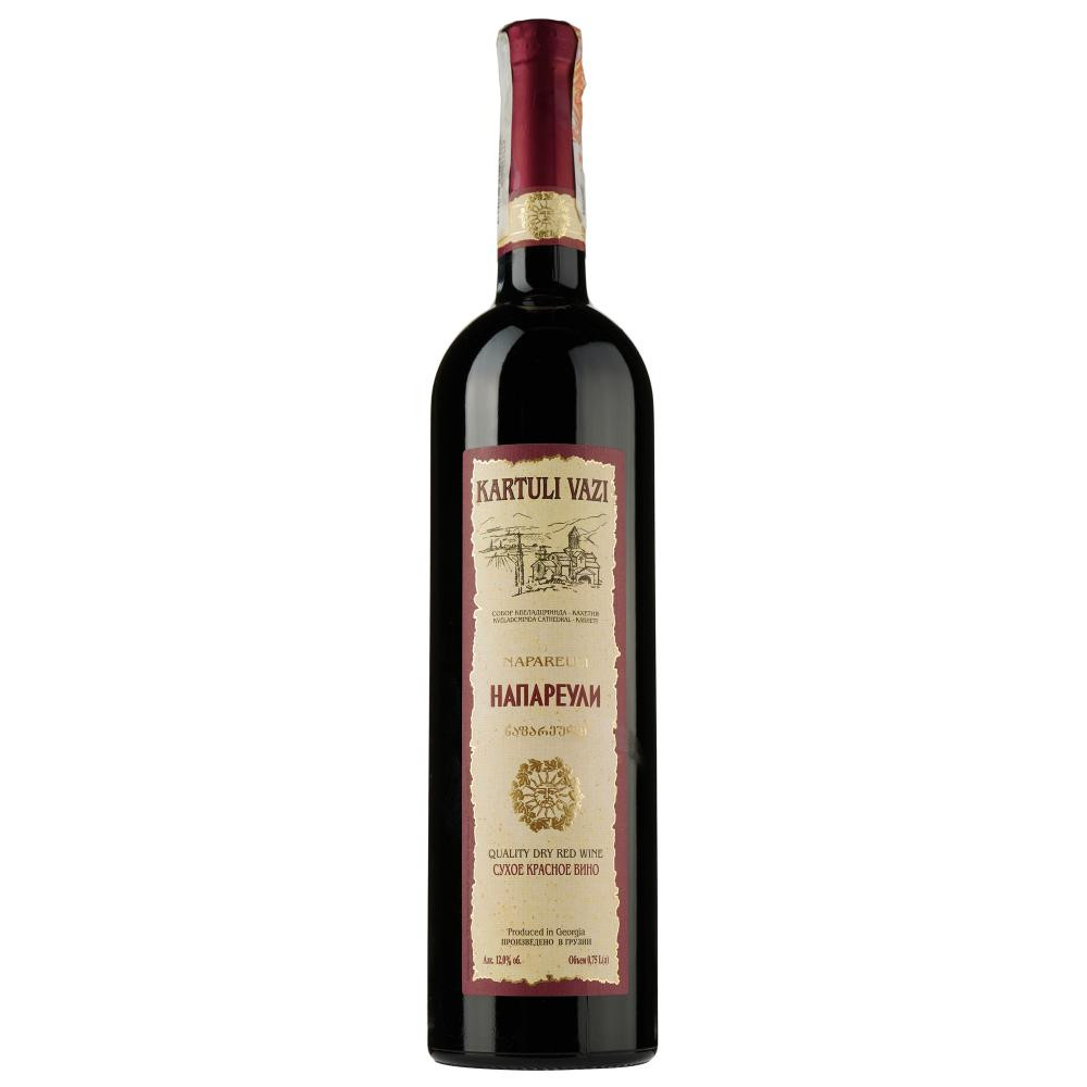 Kartuli Vazi Вино  Napareuli червоне сухе 0,75л 12% (4860001680207) - зображення 1
