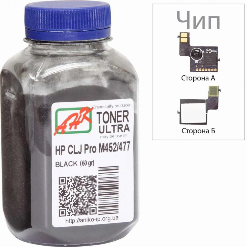 AHK Тонер + чип для HP CLJ Pro M452/ 477 бутль 60г Black (3202785) - зображення 1