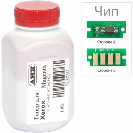 AHK Тонер + чип для Xerox Phaser 6020/6022 WC 6025 30 г Magenta (3202501)