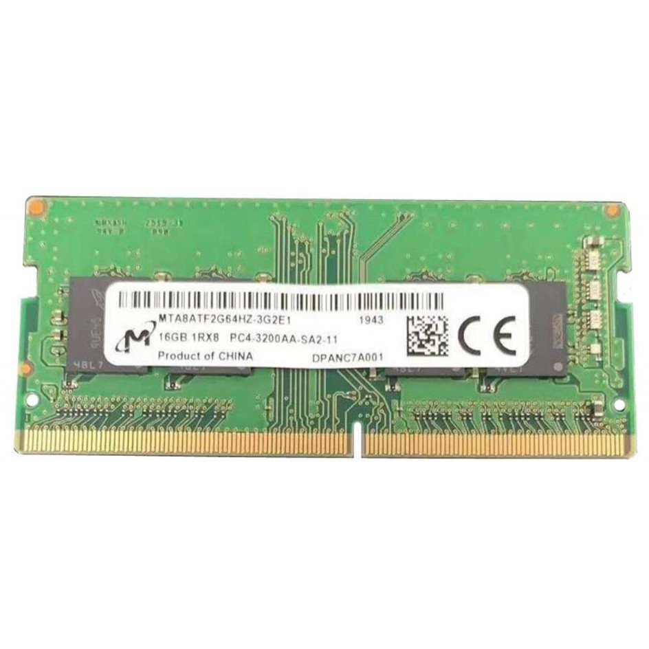 Micron 16 GB  SO-DIMM DDR4 3200 MHz (MTA8ATF2G64HZ-3G2E1) - зображення 1
