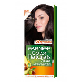   Garnier Краска для волос  Color Naturals 3.12 перламутровый черный каштан 112мл (3600542334976)