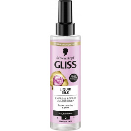 Gliss kur Conditioner Liquid Silk 200 ml Жидкий шелк Экспресс-кондиционер для ломких, лишенных блеска волос (9