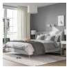IKEA TUFJORD Каркас ліжка з оббивкою, Tallmyra білий/чорний/LOnset, 160x200 см (095.553.40) - зображення 3
