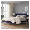 IKEA TUFJORD Каркас ліжка з оббивкою, Tallmyra black-blue/LOnset, 140x200 см (595.553.33) - зображення 8