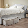 IKEA RAMNEFJALL Каркас ліжка м'який, Кловста сіро-білий, 160х200 см (795.527.48) - зображення 6