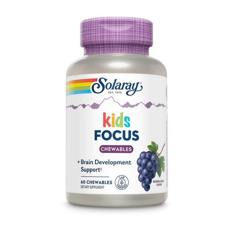 Solaray Kids Focus 60 chewable - зображення 1