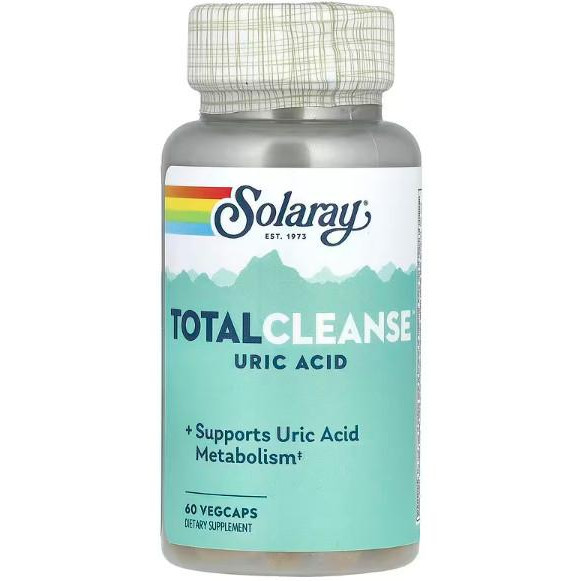 Solaray Total Cleanse Uric Acid 60 Caps - зображення 1